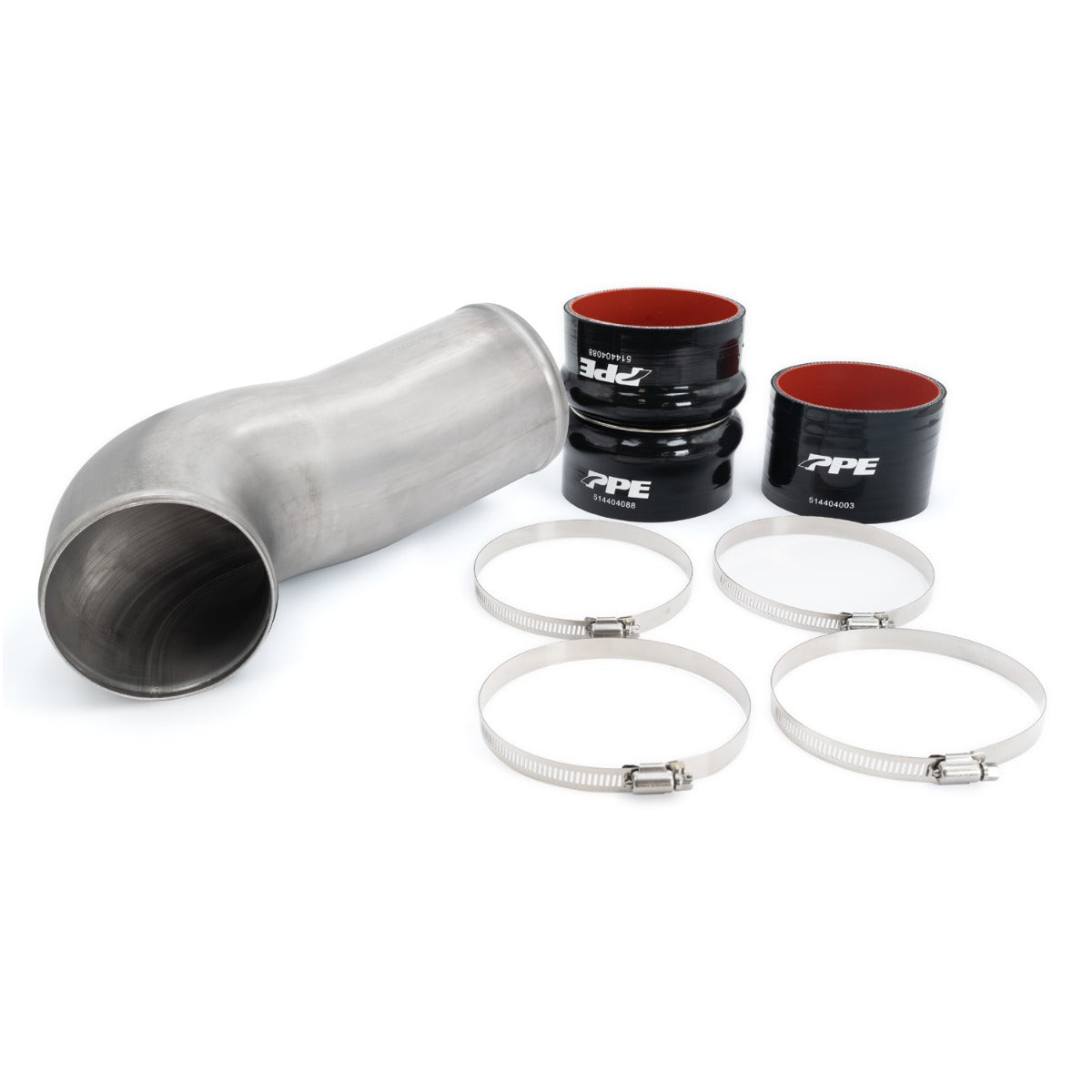 2020-2023 6.6L Duramax Turbo Inlet Upgrade Kit Polished - View 3 | Dirty Garage