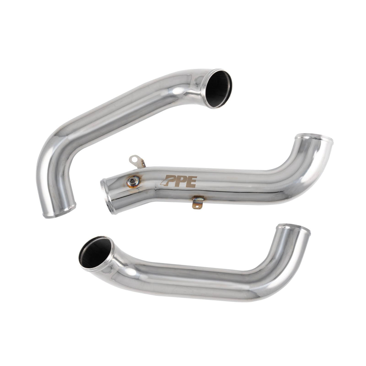 2017-2019 Charge Air Pipe Kit - 6.6L Duramax L5P - Polished - View 3 | Dirty Garage