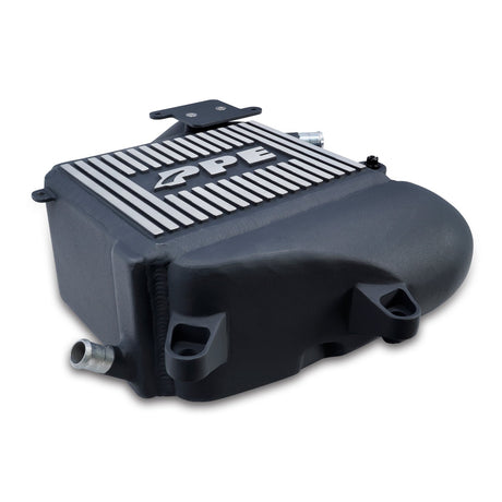 2020-2023 3.0L Duramax LM2, LZO Air-To-Water Intercooler Kit Brushed Black - View 2 | Dirty Garage