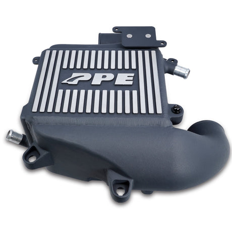 2020-2023 3.0L Duramax LM2, LZO Air-To-Water Intercooler Kit Brushed Black - View 3 | Dirty Garage
