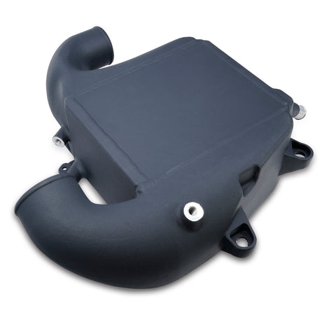 2020-2023 3.0L Duramax LM2, LZO Air-To-Water Intercooler Kit Brushed Black - View 4 | Dirty Garage