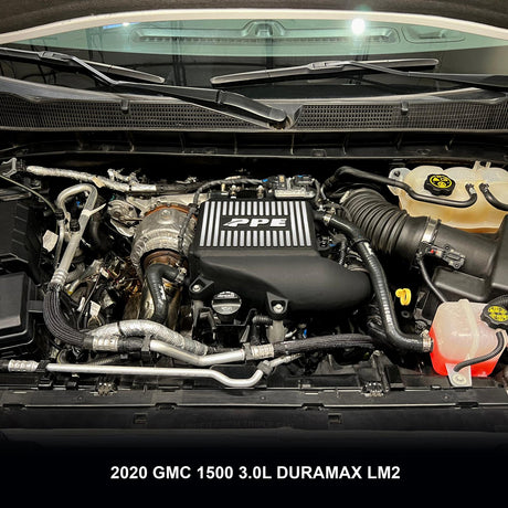 2020-2023 3.0L Duramax LM2, LZO Air-To-Water Intercooler Kit Black - View 5 | Dirty Garage