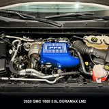 2020-2023 3.0L Duramax LM2, LZO Air-To-Water Intercooler Kit Blue - View 5 | Dirty Garage