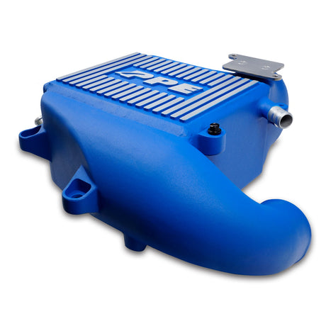 2020-2023 3.0L Duramax LM2, LZO Air-To-Water Intercooler Kit Blue - View 2 | Dirty Garage