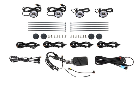 Universal Morimoto Rock Light Kit RGB LED 4 Pack | Dirty Garage