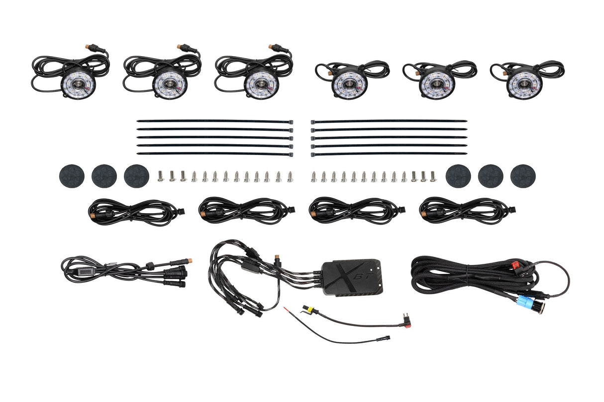Universal Morimoto RGB LED 6 Pack Rock Light Kit | Dirty Garage