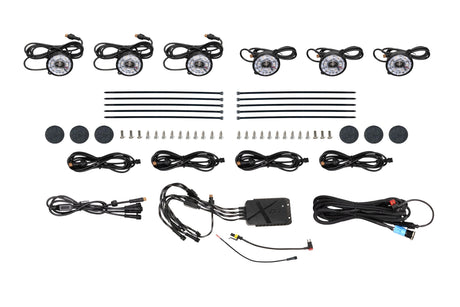 Universal Morimoto RGB LED 6 Pack Rock Light Kit | Dirty Garage