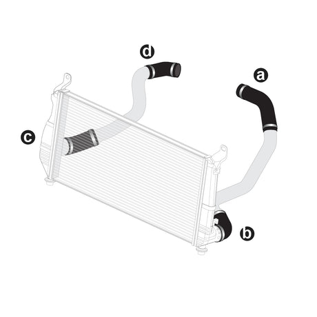 2001-2001 LB7 2001 Silicone Hose And Clamp Kit Black - View 2 | Dirty Garage