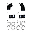 2004-2005 LLY 04.5-05 Silicone And Clamp Kit Black | Dirty Garage