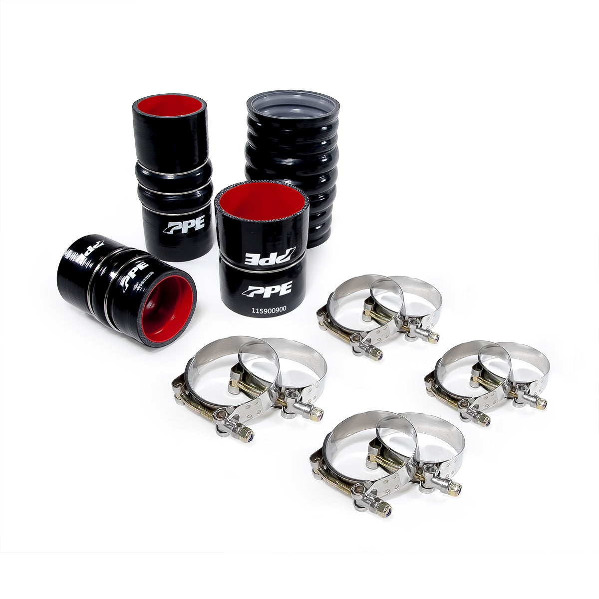 2011-2016 LML Silicone Hose And Clamp Kit Black - View 2 | Dirty Garage