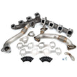 Universal Manifolds and Up-Pipes CA Y Pipe LB7 - Black | Dirty Garage