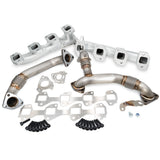 Universal Manifolds and Up-Pipes Y Pipe LML - Silver | Dirty Garage