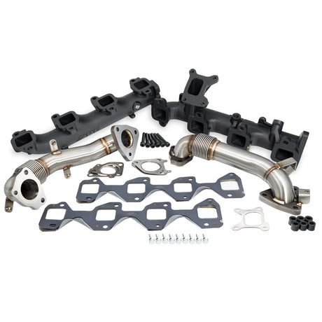 2017-2023 Manifolds and Up-Pipes 2017+ L5P - Black | Dirty Garage