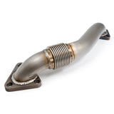 2001-2004 Right Up-Pipe Compound Turbo Round-Pipe - View 2 | Dirty Garage