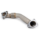 2001-2004 Right Up-Pipe Compound Turbo Round-Pipe - View 3 | Dirty Garage