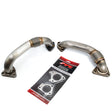 2001-2004 6.6L Duramax OEM Length Replacement High Flow Up-Pipes Fed and Ca 2001 | Dirty Garage