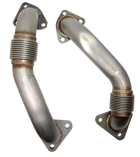 2001-2004 6.6L Duramax OEM Length Replacement High Flow Up-Pipes Fed and Ca 2001 - View 2 | Dirty Garage