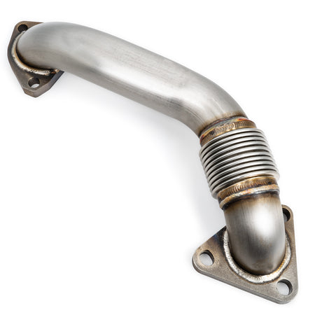 2001-2016 6.6L Duramax Replacement Up-Pipe (Passenger Side) for OEM Exhaust Manifold Fed - View 3 | Dirty Garage