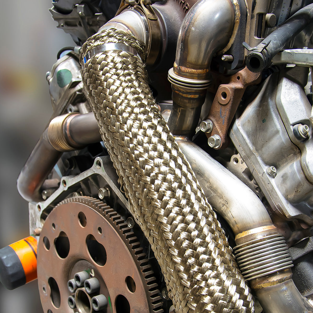 2004-2010 Three-Inch 304 Stainless Steel Down Pipe 2004.5-2010 6.6L Duramax - View 2 | Dirty Garage