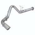 2007-2019 6.6L Duramax 304 Stainless Steel Cat Back Performance Exhaust System with Polished Tip | Dirty Garage