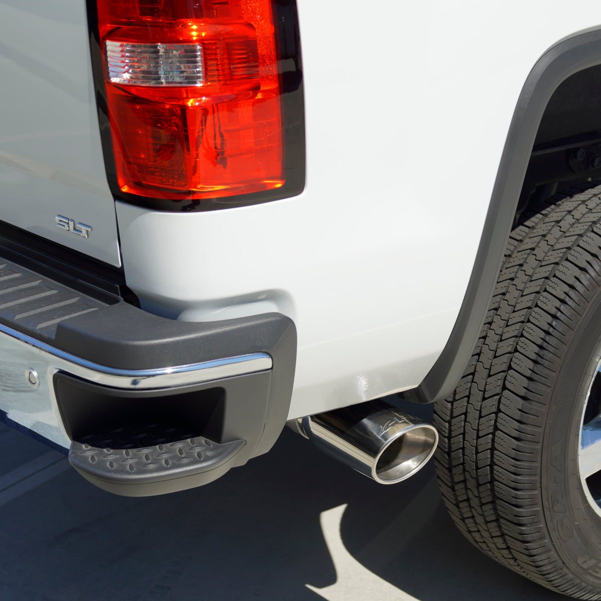 2007-2019 6.6L Duramax 304 Stainless Steel Cat Back Performance Exhaust System with Polished Tip - View 3 | Dirty Garage