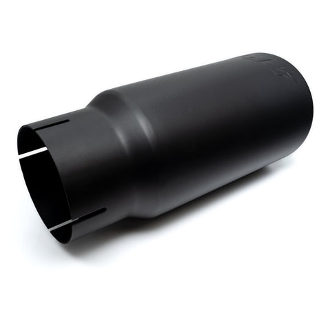 Universal 2007.5-2010 6.6L Duramax 2500/3500 304 Stainless 4 Inch ID Steel Polished Exhaust Tip - View 3 | Dirty Garage