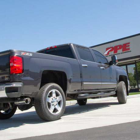 2007-2019 6.6L Duramax 304 Stainless Steel Four Inch Performance Exhaust Upgrade Polished - View 6 | Dirty Garage