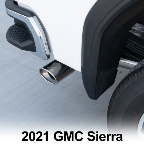 Universal 2020+ 6.6L Duramax 304 Stainless Steel Four Inch Performance Exhaust Upgrade Polished - View 2 | Dirty Garage