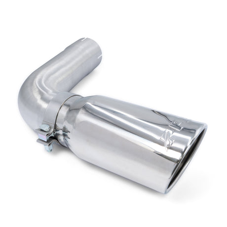 Universal 2020+ 6.6L Duramax 304 Stainless Steel Four Inch Performance Exhaust Upgrade Polished - View 3 | Dirty Garage