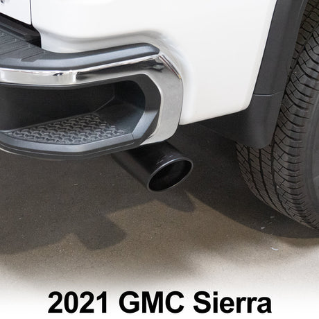 Universal 2020+ 6.6L Duramax 304 Stainless Steel Four Inch Performance Exhaust Upgrade Black - View 2 | Dirty Garage