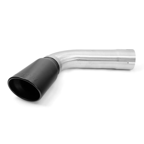 Universal 2020+ 6.6L Duramax 304 Stainless Steel Four Inch Performance Exhaust Upgrade Black - View 3 | Dirty Garage
