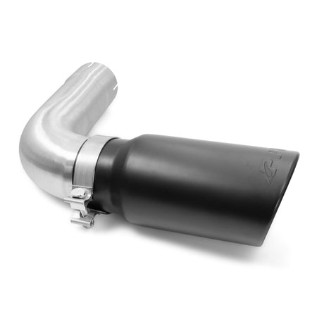 Universal 2020+ 6.6L Duramax 304 Stainless Steel Four Inch Performance Exhaust Upgrade Black - View 4 | Dirty Garage