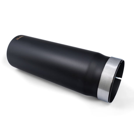 Universal 6.6L Duramax 304 Stainless Steel Exhaust Tip (Black) - View 2 | Dirty Garage
