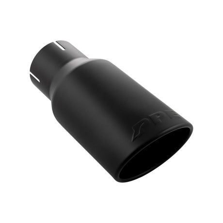 Universal 3.5-inch 304 Stainless Steel Black Exhaust Tip | Dirty Garage