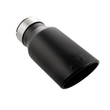 Universal 3.5-inch 304 Stainless Steel Black Exhaust Tip - View 4 | Dirty Garage