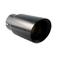 Universal 4-Inch To 5-Inch 304 Stainless Steel Exhaust Tip Black TiCN | Dirty Garage