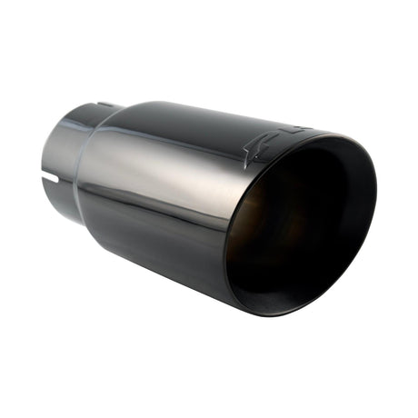 Universal 4-Inch To 5-Inch 304 Stainless Steel Exhaust Tip Black TiCN | Dirty Garage