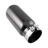 Universal 4-Inch To 5-Inch 304 Stainless Steel Exhaust Tip Black TiCN - View 3 | Dirty Garage