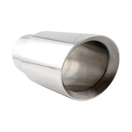 Universal 4-Inch To 5-Inch 304 Stainless Steel Exhaust Tip Polished | Dirty Garage