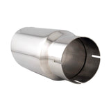Universal 4-Inch To 5-Inch 304 Stainless Steel Exhaust Tip Polished - View 2 | Dirty Garage