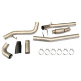 2020-2023 3.0L Duramax 304 Stainless Steel Cat Back Performance Exhaust Kit - Single Exit - View 2 | Dirty Garage
