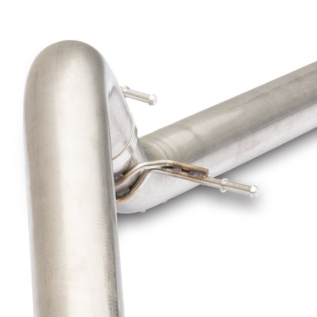 2020-2023 3.0L Duramax 304 Stainless Steel Cat Back Performance Exhaust Kit - Single Exit - View 3 | Dirty Garage