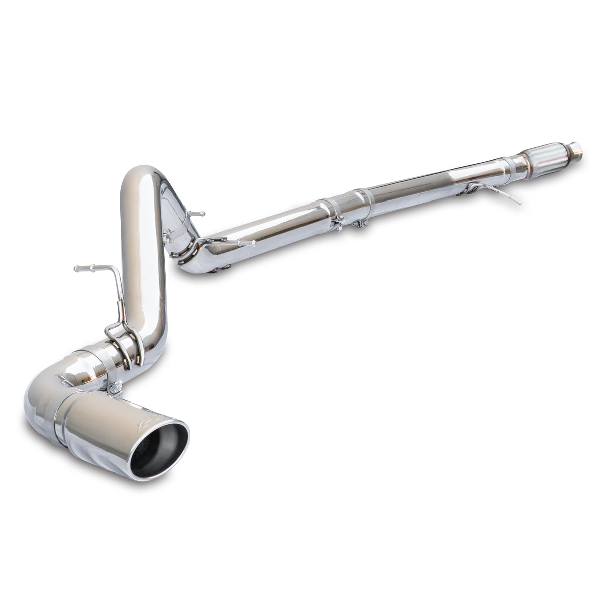 2020-2023 Exhaust Kit 4 Inch Cat Back Single Tip 3.0L Duramax - Pol/Pol | Dirty Garage