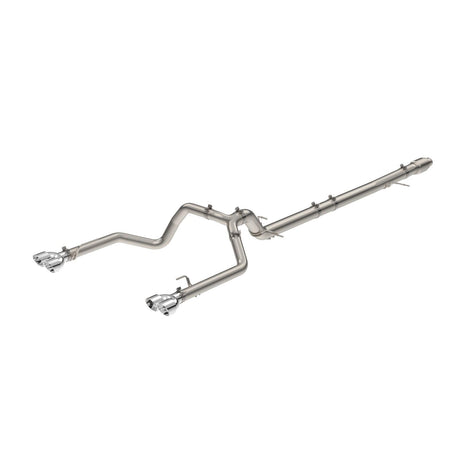 2020-2022 3.0L Duramax 304 Stainless Steel DPF-Back Performance Exhaust Kit - Dual Exit-Raw Tubes, Polished Tips | Dirty Garage