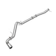 2023-2025 3.0L Duramax 304 Stainless Steel DPF-Back Performance Exhaust Kit - Single Exit Polished Pipe Polished Tip | Dirty Garage