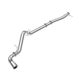 2023-2025 3.0L Duramax 304 Stainless Steel DPF-Back Performance Exhaust Kit - Single Exit Polished Pipe Polished Tip | Dirty Garage