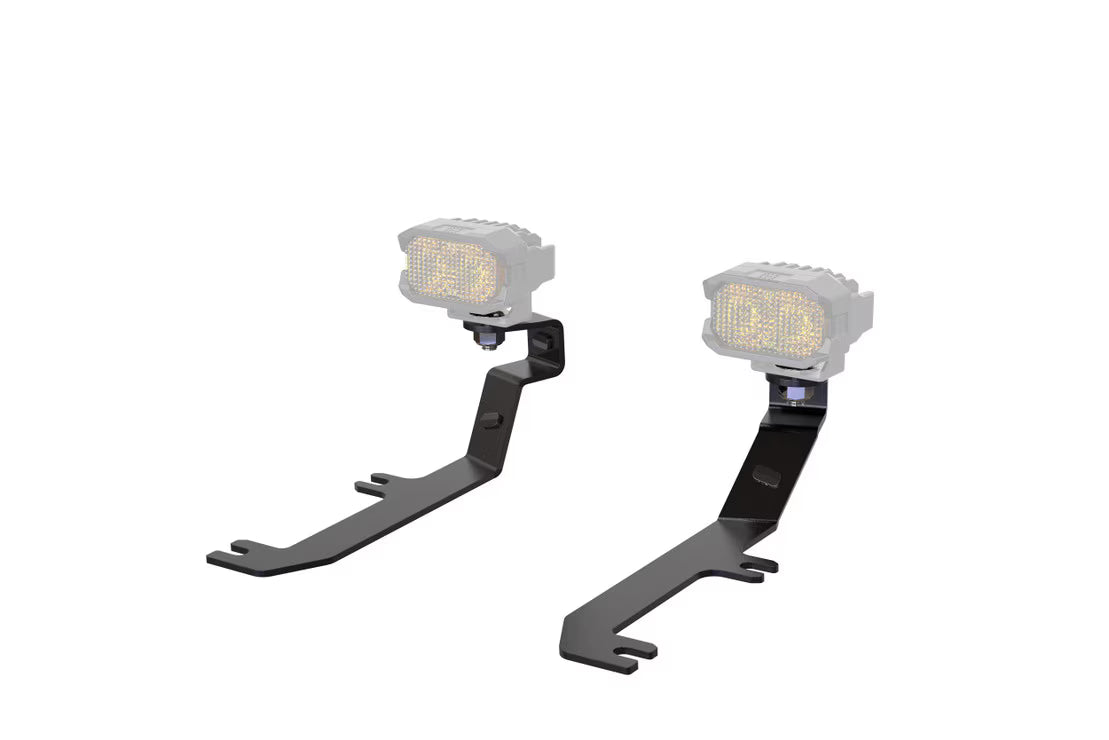 2020-2025 Sierra HD Ditch Light Bracket Set - View 3 | Dirty Garage