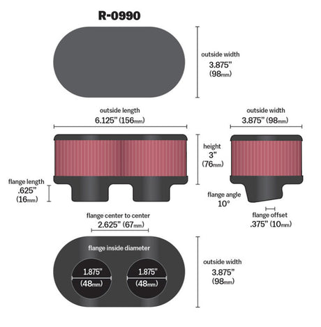 Universal Rubber Filter | Dirty Garage