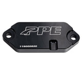 Universal 6.6L Duramax Coolant Block-Off Plate - Billet Aluminum - Black | Dirty Garage