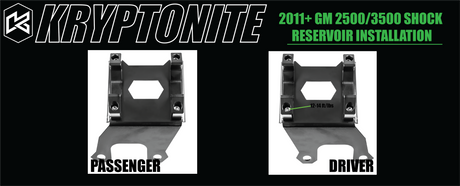 2011- GM Front Shock Reservoir Mount Kit - View 3 | Dirty Garage